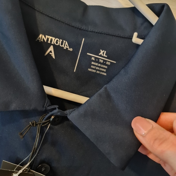 Mens NWTs New England Patriots Football Collared Polo Shirt - Picture 3 of 7